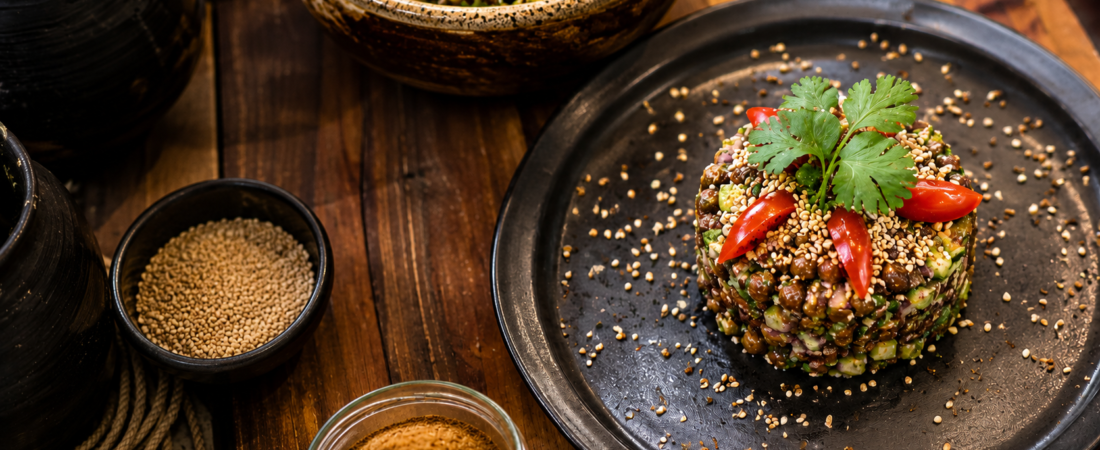 Easy Black Chickpea Millet Bowl Recipe for Spring
