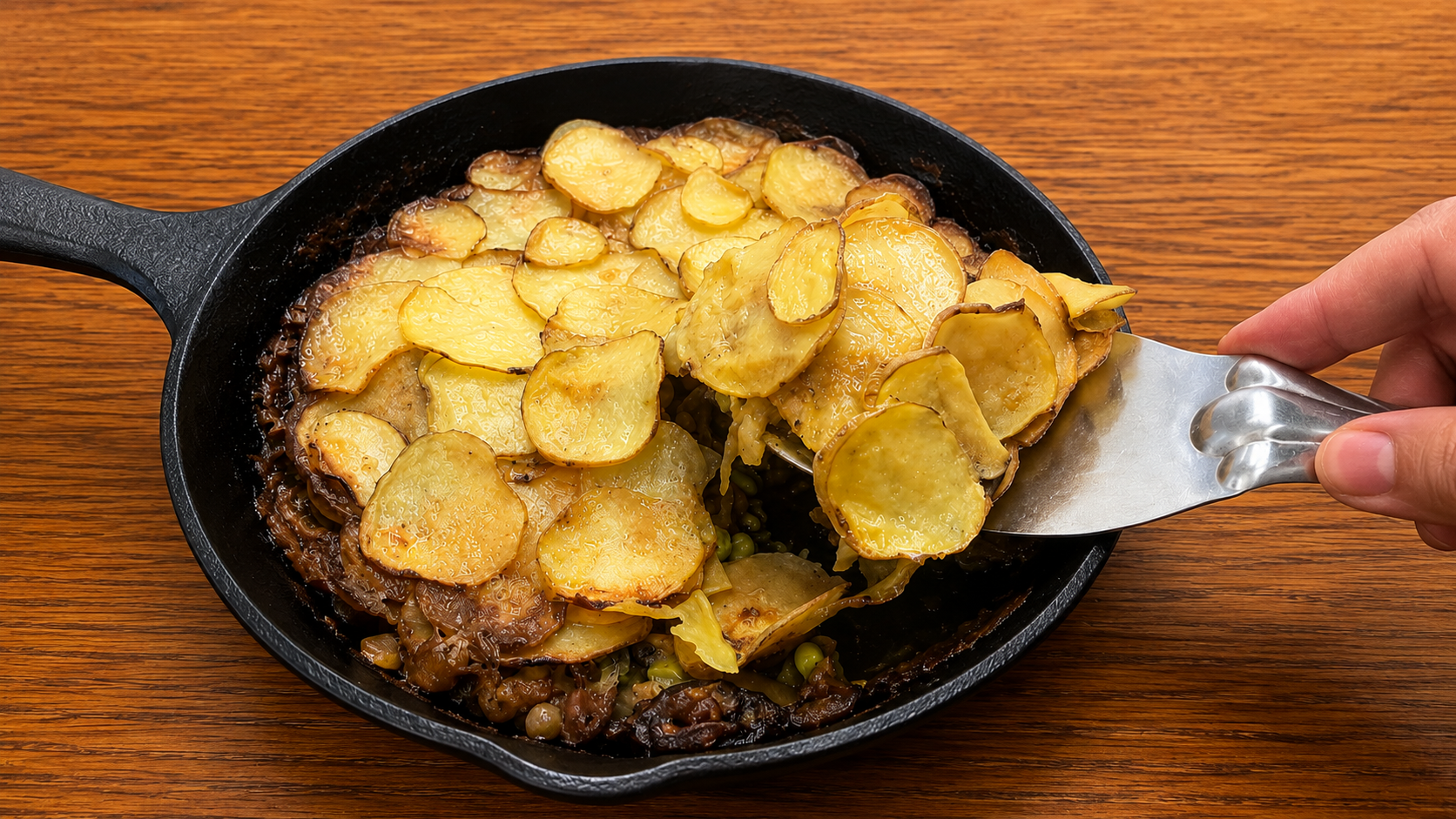 Vegan Mushroom Pie with Crispy Potato Crust Recipe