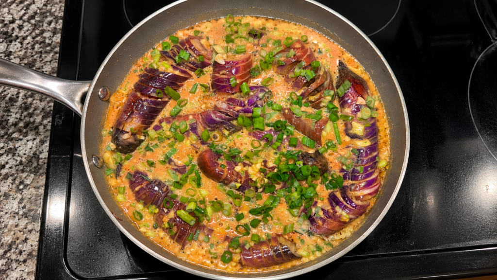 Heavenly Garlicky Spicy Eggplant Recipe
