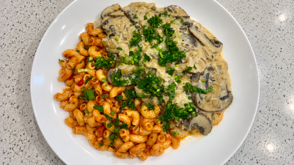 Creamy Mushroom Stroganoff Recipe with Cashew Cream
