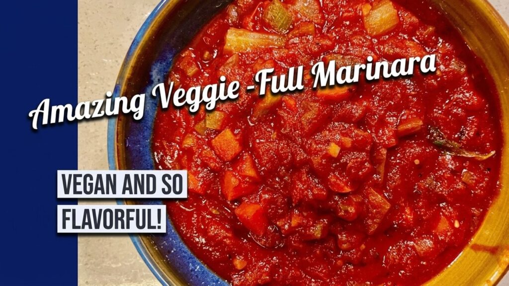 Hearty Veggie-Loaded Marinara: A Rich, Homemade Vegan Sauce